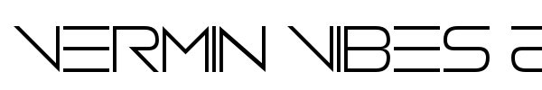 Vermin Vibes 2 White font preview
